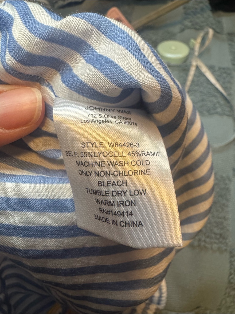 Johnny Was Orlaya Stripe Shorts NWT - Picture 9 of 9
